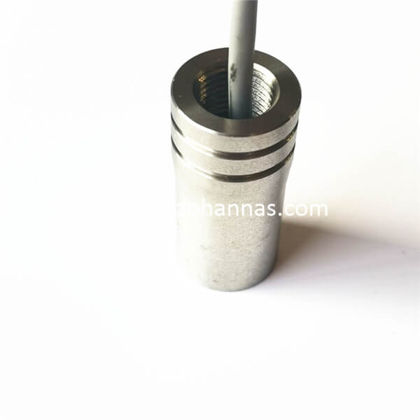 Khz Titanium Alloy Housing Ultrasonic Transducer For Ultrasonic Gas