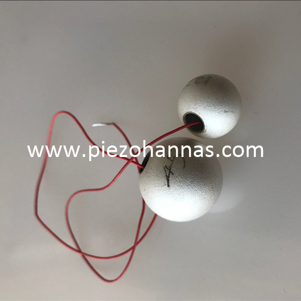 pzt 5a bahan piezoelektrik piezo bola untuk sensor getaran
