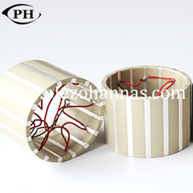 pzt5 piezoelectric tube quartz transducer for haptic device from China