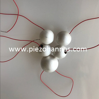 Pi&euml;so-elektriese materiale Pi&euml;so-elektriese bol vir sferiese akoestiese transducer