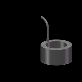 Idrofono trasduttore trasduttore a forma di anello da 8 kHz per comunicazioni subacquee 