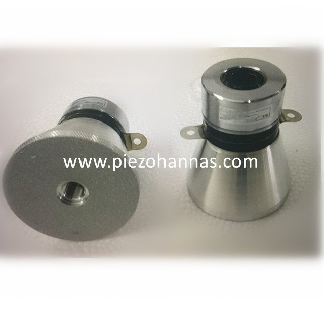 variable frequency 25khz ultrasonic cleaning transducer from China manufacturer Piezo Hannas