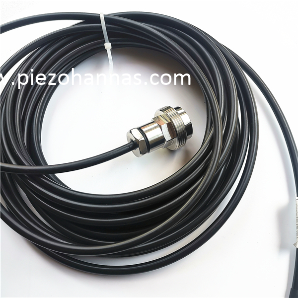 1MHz piezoelektrisk ultralydsflowm&aring;lertransducer til flowm&aring;ling