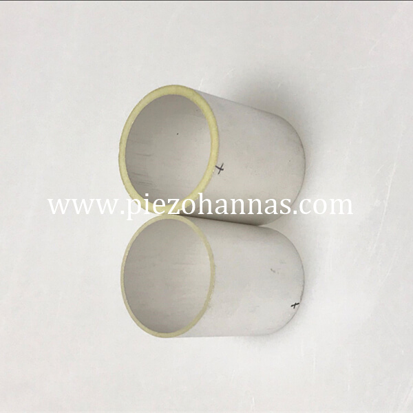 piezoelectric materials piezo tube transducer for hydrophone from China manufacturer Piezo Hannas