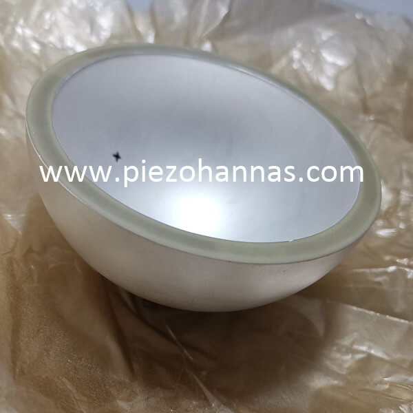مواد پیزوسرامیک نیمکره های پیزوالکتریک اجزای پیزوالکتریک برای آکوستیک زیر آب 