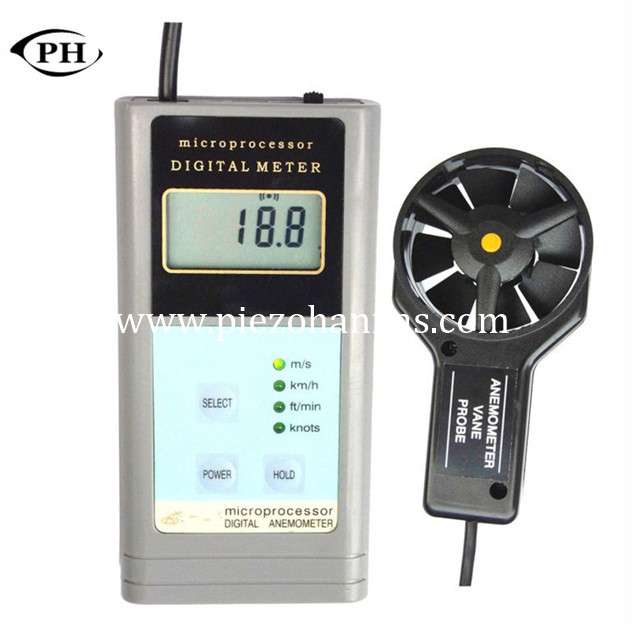 portable low cost marine ultrasonic anemometer measuring wind speed and