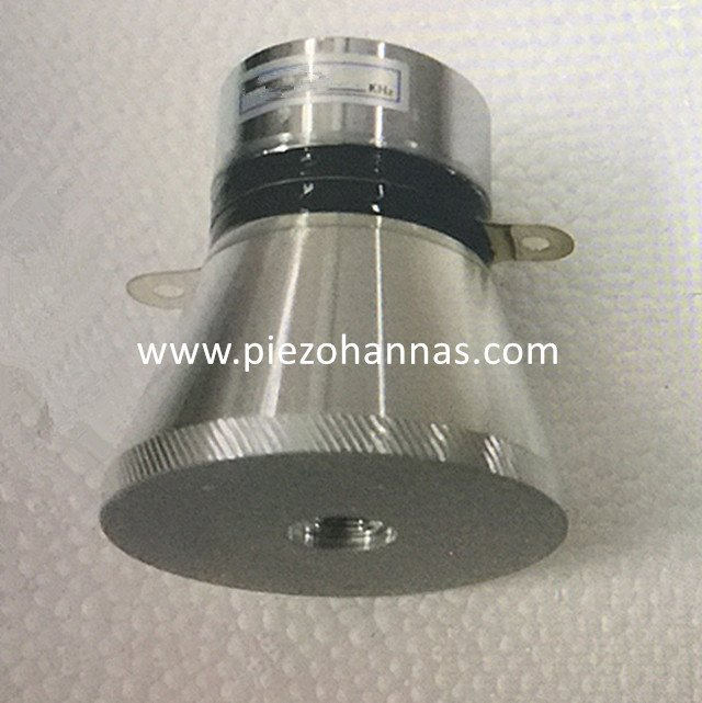 variable frequency 25khz ultrasonic cleaning transducer from China manufacturer Piezo Hannas