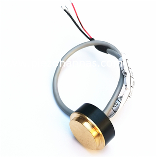 1MHz Brass Piezoelectric Element Ultrasound Transducer for Ultrasonic Flowmeter