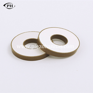 38*13*6,35 mm piezoelektrisk generator piezo keramisk ring for ultralyd rengj&oslash;ring