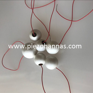 کریستال کروی سرامیکی پیزوالکتریک PZT5A برای هیدروفون 
