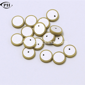 Disc ceramic piezoelectric de 1Mhz pentru traductor debitmetru