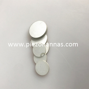 Electrod argintiu Disc ceramică piezo pentru umidificator traductor