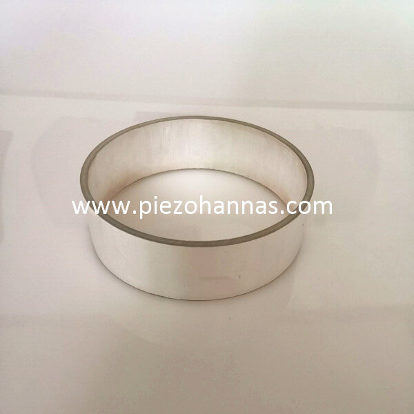 custom piezo cylinder transducer for side scan sonar from China