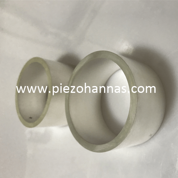 Pzt51 Bahan Piezoceramic Cylinder Ceramic Transduser untuk Underwater Acoustic